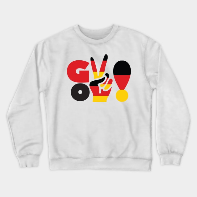 German Pride Design Crewneck Sweatshirt by jazzworldquest